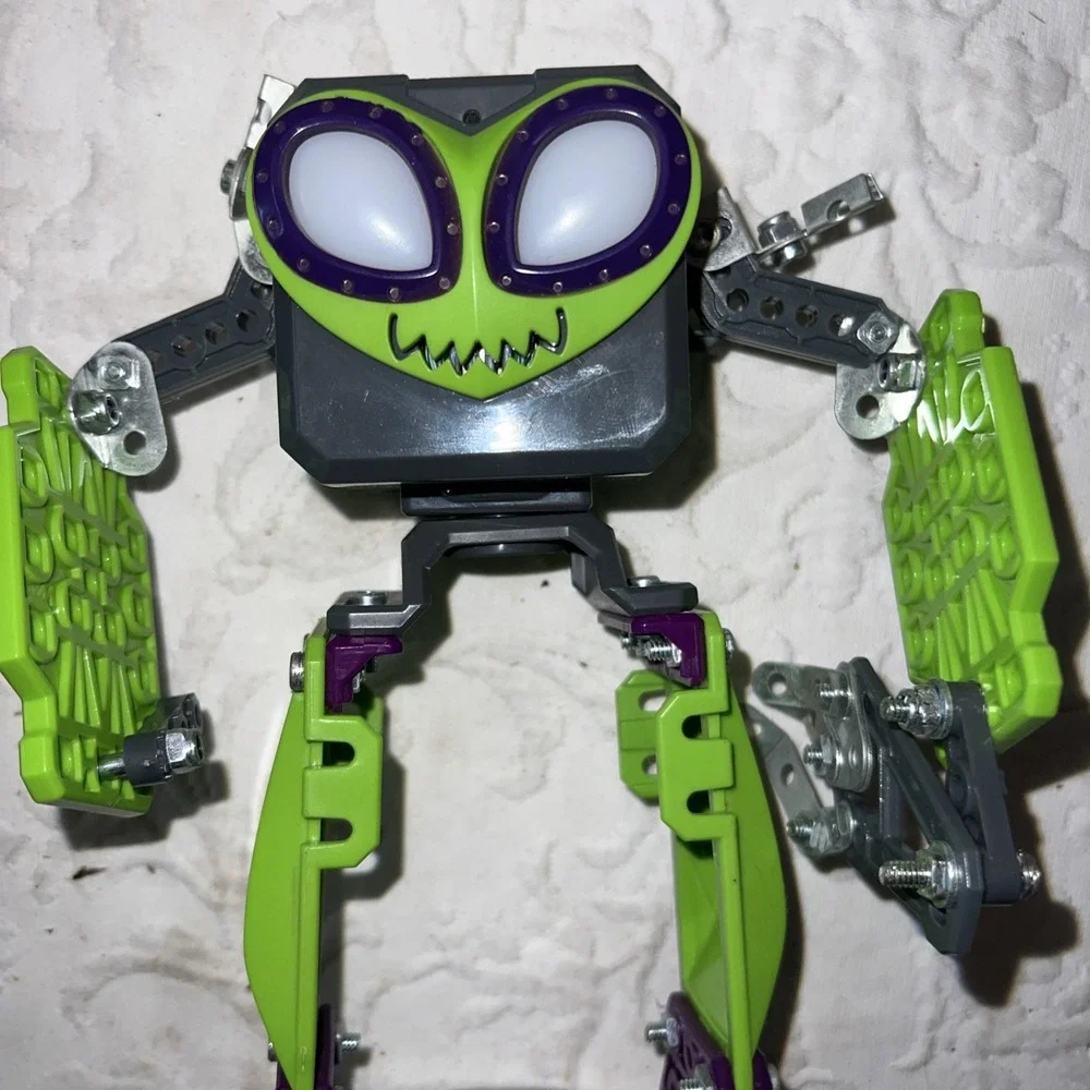 Meccano Erector Micronoid‎ Green Switch Building Toy Programmable Robot Works